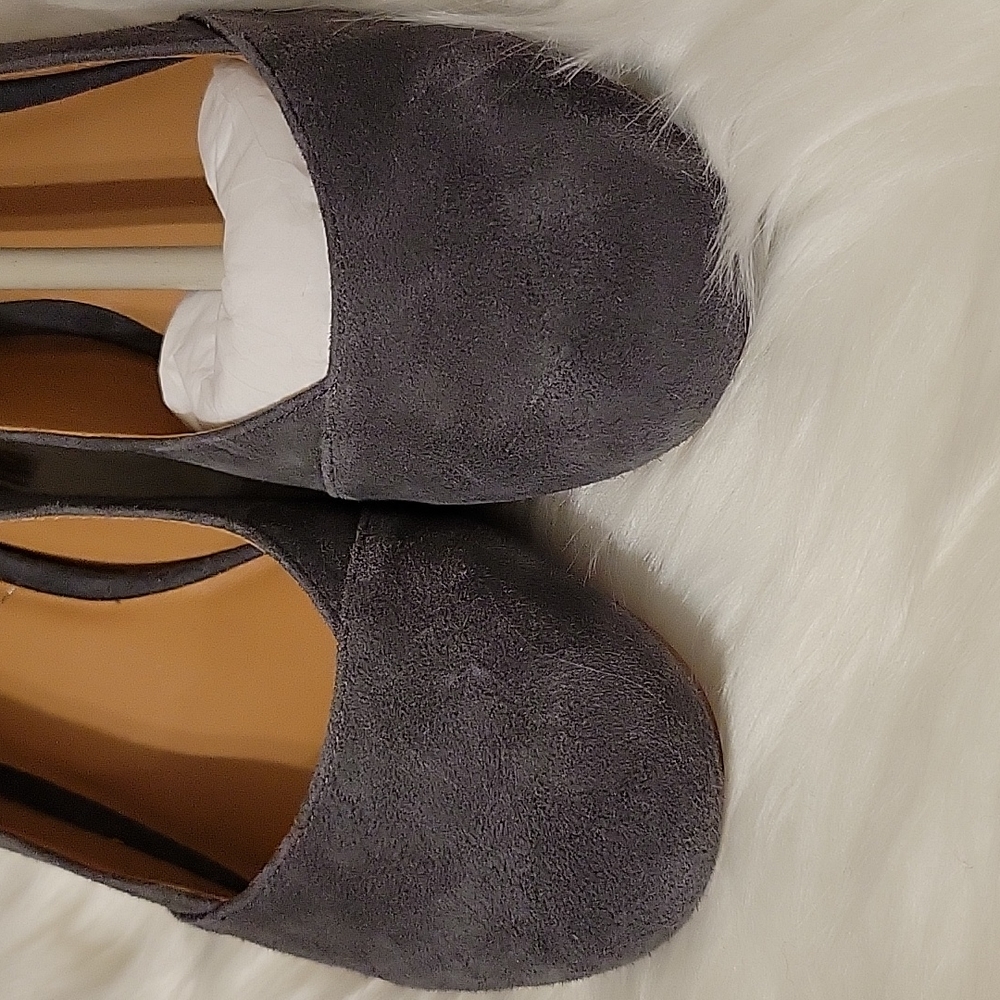 Sava Everly Gray Suede Leather 2" block heel pump 37 EUR 6.5 US New no tag… - Picture 5 of 8